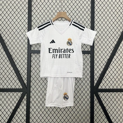 Детская футбольная форма Real Madrid Home 24/25 white