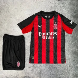 Футбольная форма Milan Home 25/26 red/black #1