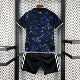 Детская футбольная форма Argentina Away 26/27 black/blue #2