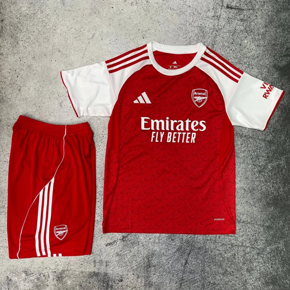 Футбольная форма Arsenal Home 25/26 red/white #1