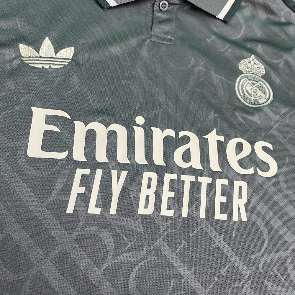 Футбольная форма Real Madrid Third 24/25 grey #3