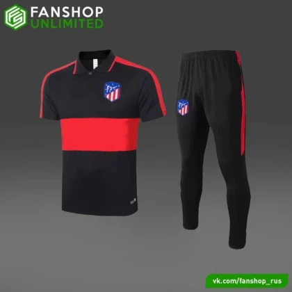 Костюм поло Atletico Madrid black/red