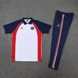 Костюм поло PSG J white/red #1