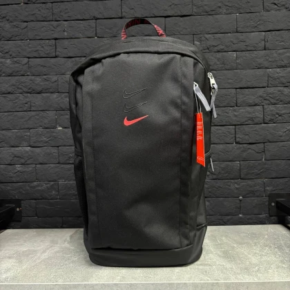 Рюкзак Nike 3 Swoosh black/red