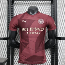 Футболка Man City Third 24/25 Top bordo #1