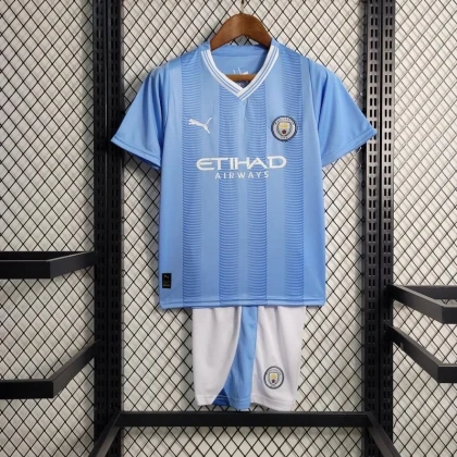 Футбольная форма Man City Home 23/24 blue/white