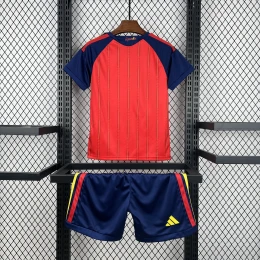 Детская футбольная форма Spain Home 26/27 red #2