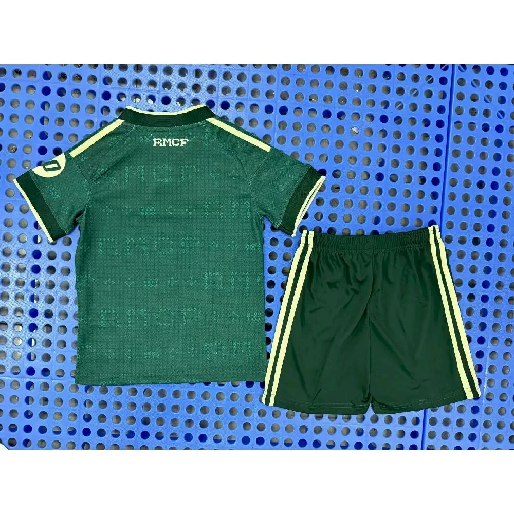 Детская футбольная форма Real Madrid Away 26/27 dark green #2
