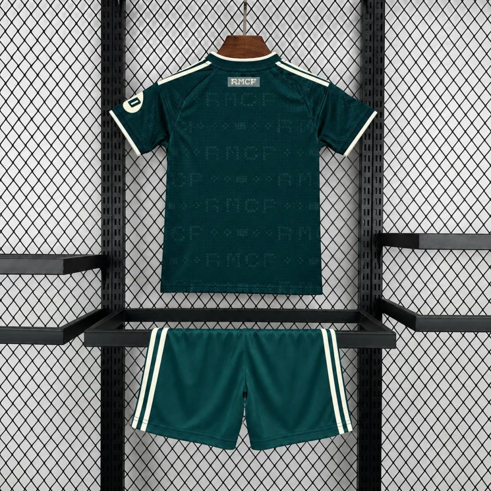 Детская футбольная форма Real Madrid Away 26/27 dark green #4