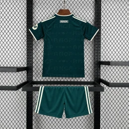 Детская футбольная форма Real Madrid Away 26/27 dark green #4