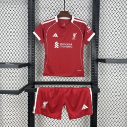Детская футбольная форма Liverpool Home 25/26 red #1
