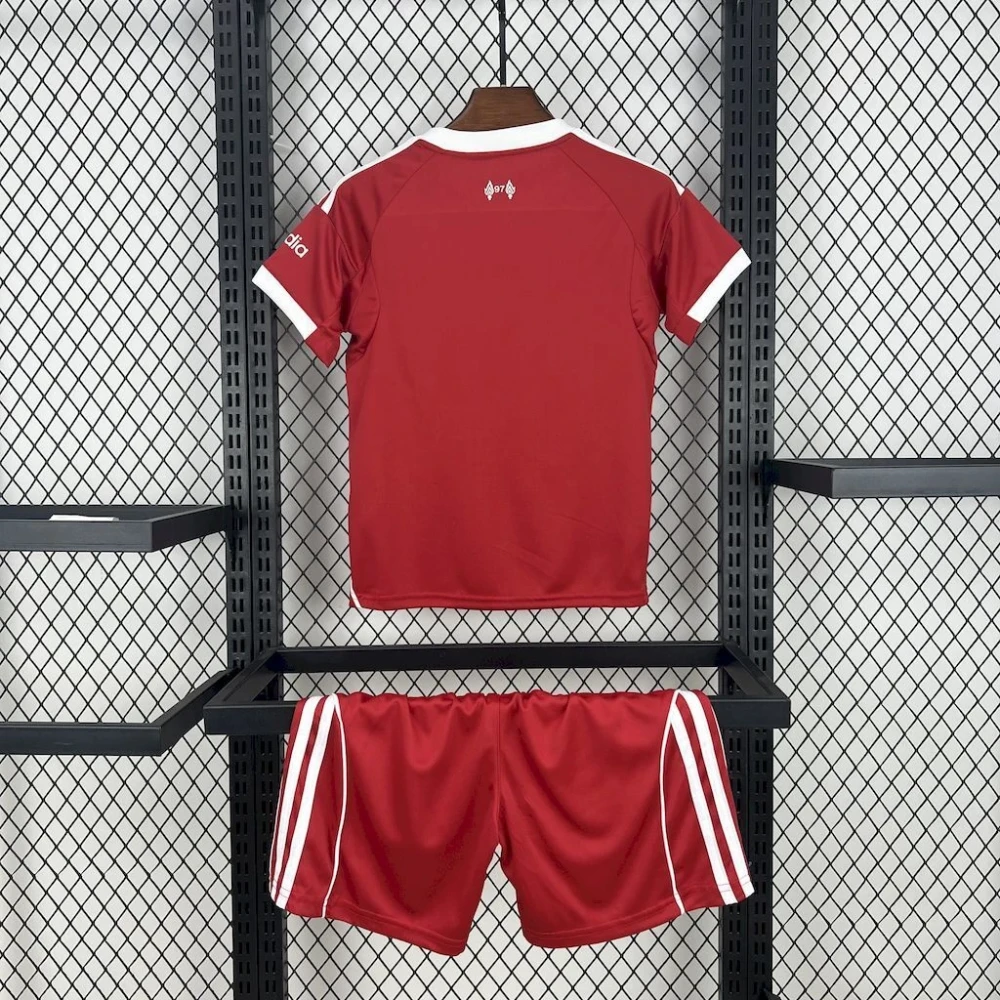 Детская футбольная форма Liverpool Home 25/26 red #2