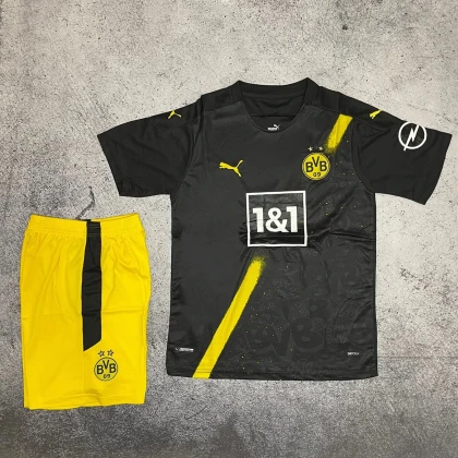 Футбольная форма Borussia Dortmund Away 20/21 black/yellow