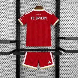 Детская футбольная форма Bayern Munich 26/27 red #4